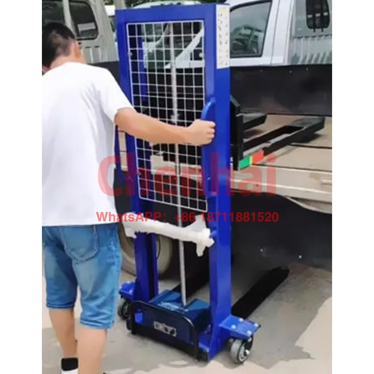 

Factory Direct Price electric stacker 1 ton 0.5ton forklift power reach stacker forklift semi electric forklift