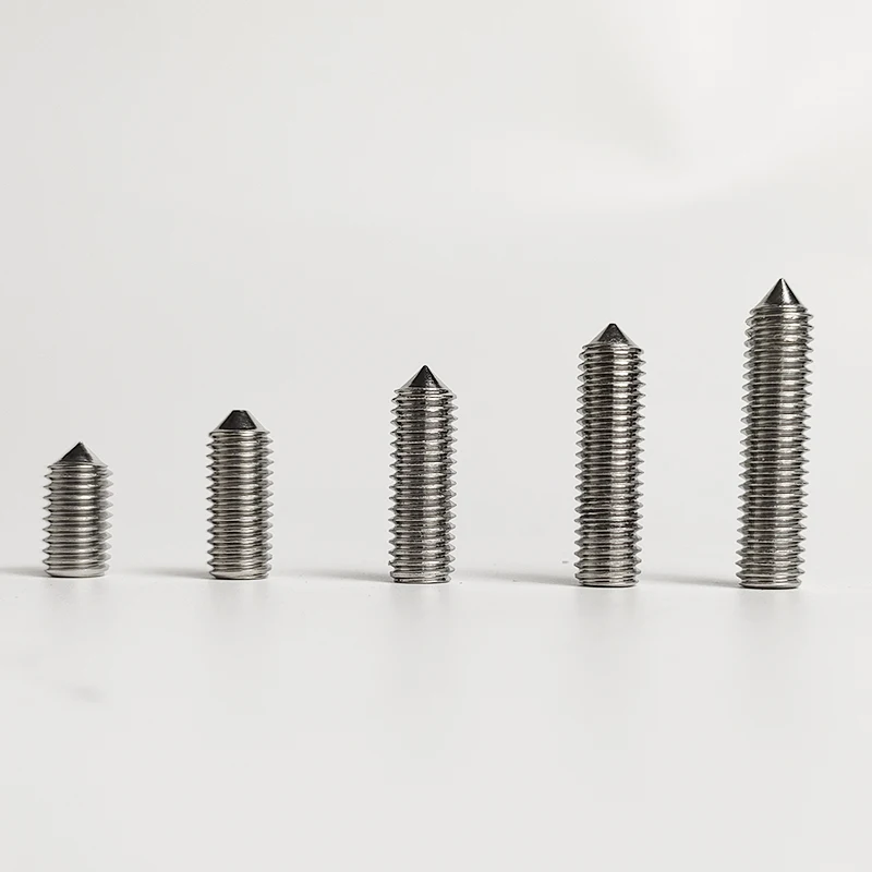 DIN914 304 - Viti senza testa a esagono incassato in acciaio inossidabile - Kit assortimento M3 M4 M5 M6 M8 M10 - Set di elementi di fissaggio ad alta durezza