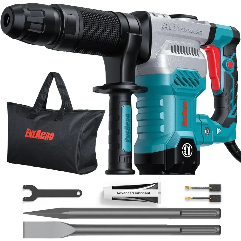 

Lightweight 11 Amp Electric Concrete Demolition Hammer with Aluminum Shell and Vibration Control