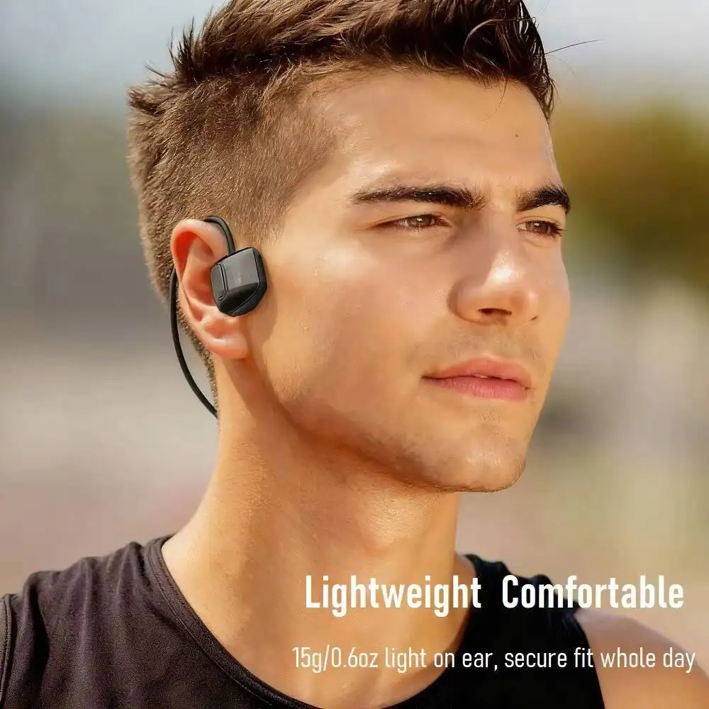 

IPX8 Waterproof Swimming Sport Earphone Underwater MP3 Music Play Built-in 32G Memory Bone Conduction Neckworn Bluetooth Headset