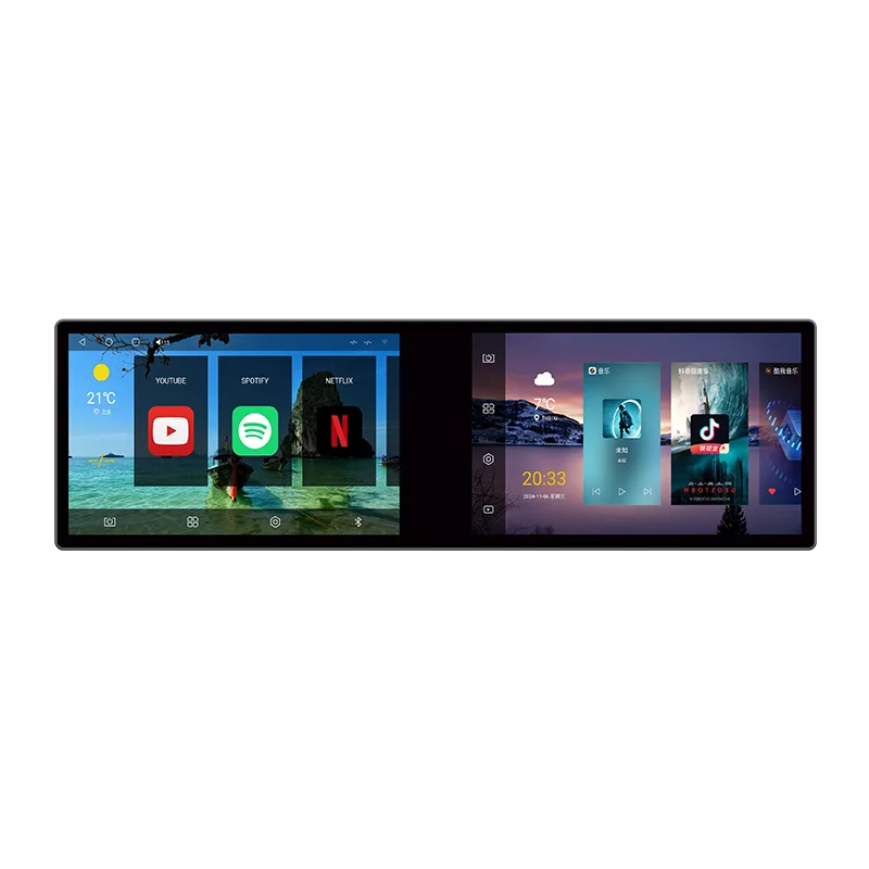 10.1/11.5-inch 4K Resolution Ninth Generation Variable-dual Screen Car Passenger Entertainment Screen GPS In-car Playback 1 Year