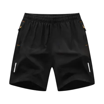 Shorts en soie glacée à séchage rapide pour hommes, pantalon...