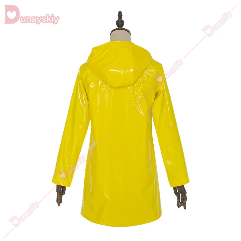 Cartoon Movie Coraline the Secret Door Cosplay Costume Coralin Wybie Lovat Hoodie Dress Jacket Coat Halloween Suit Raincoat Gift