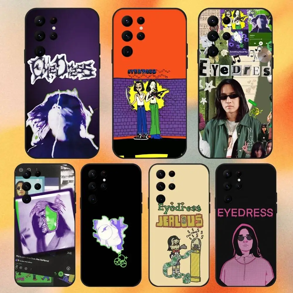

Eyedress Stoner Phone Case For Samsung S 25,24,23,22,30,21,10,9,Ultra,Plus,Lite,FE,4,5G Black Soft Case