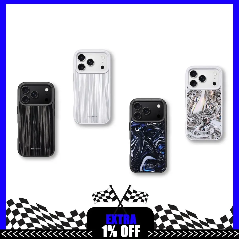 

MATERIK Phone case Magnetic for iPhone17 Anti drop Simple Unique Phone Cover for iPhone17 pro Max Accessories Gifts