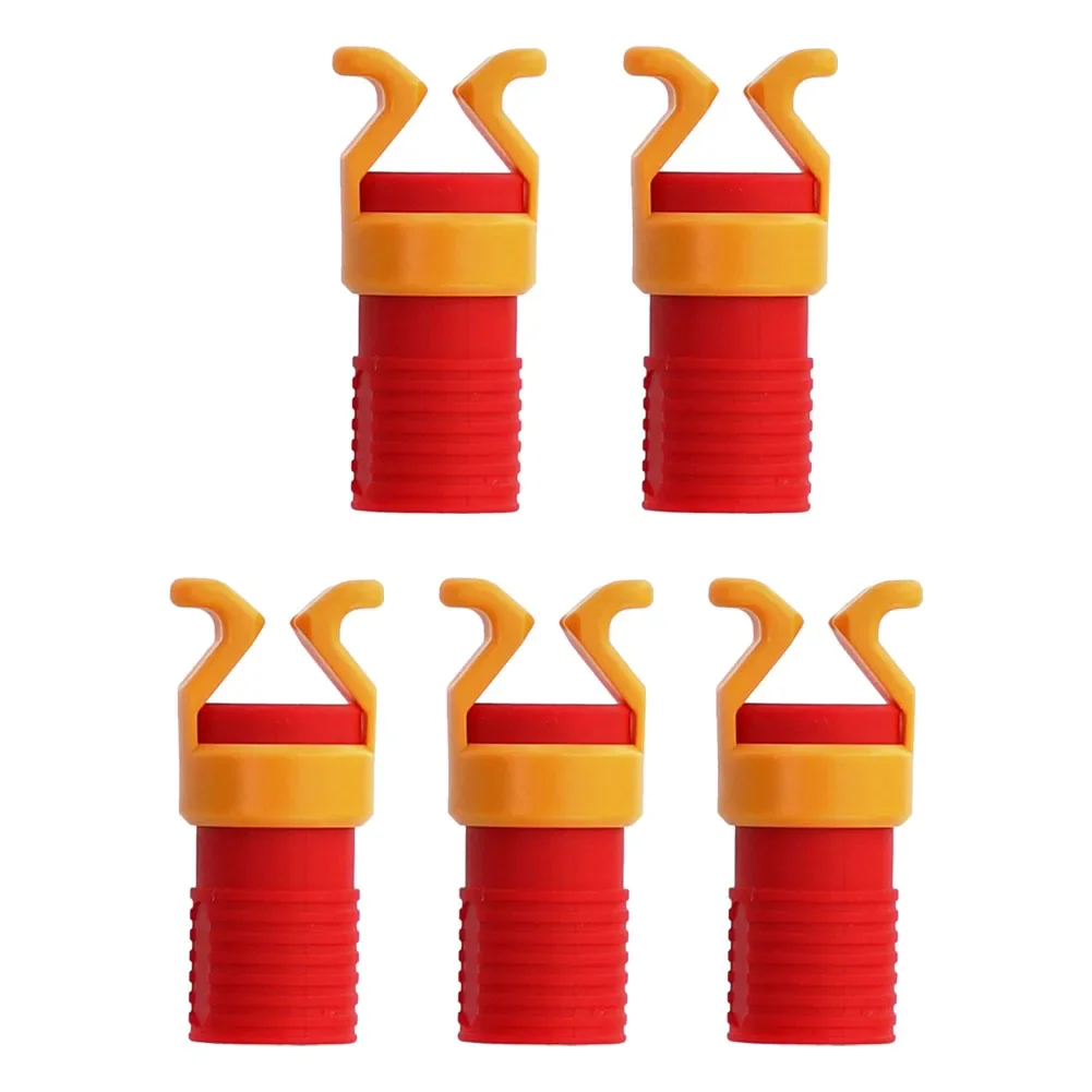 Screw Clamper Fixing Sleeve ABS Plastic Screw Holder For Secure Screw Holding Improve Work Efficiency Red + Yellow