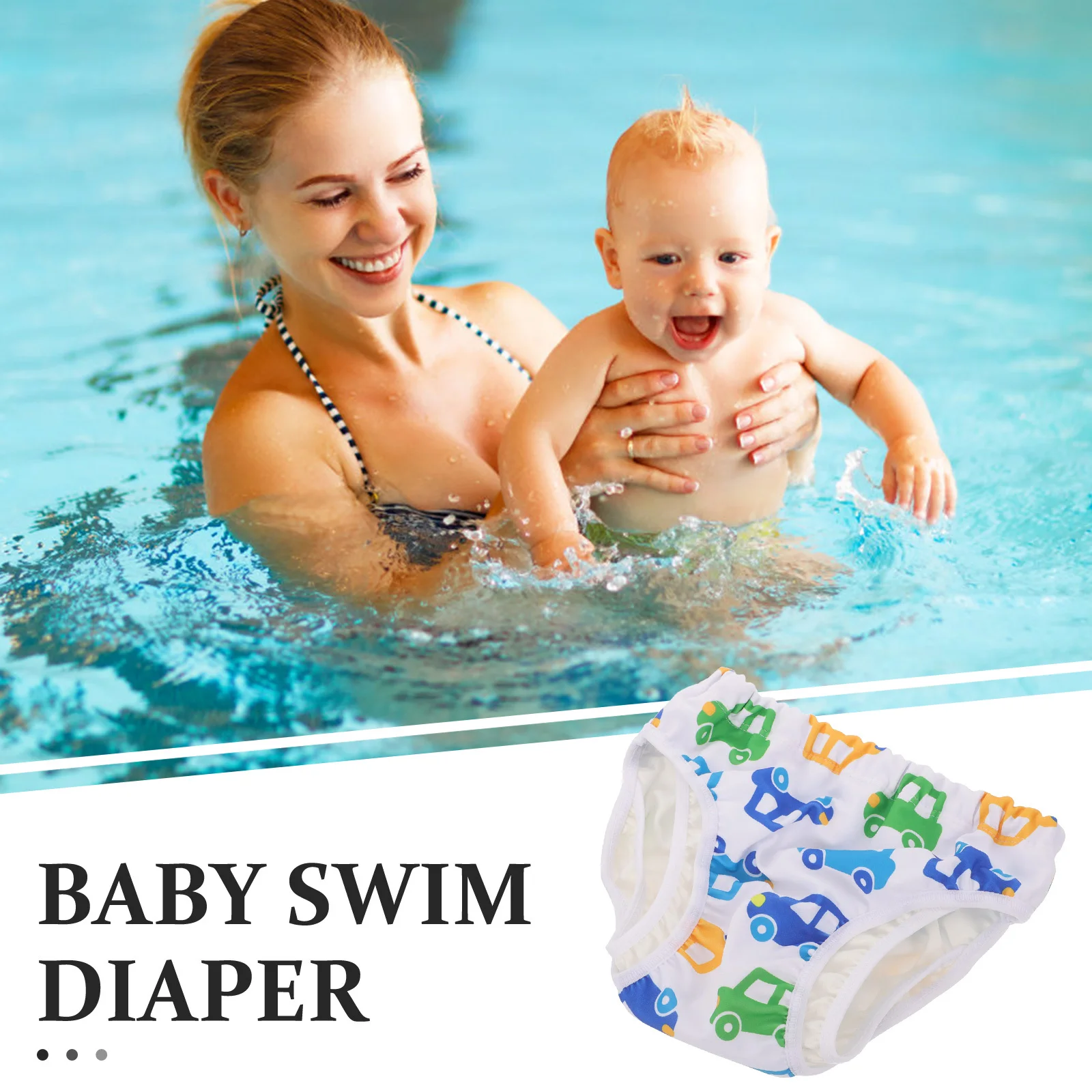 

Leak Proof Toddler Swim Diaper Unisex Baby Reusable Washable Swim Diaper for Infant 2xl Comfortable Breathable