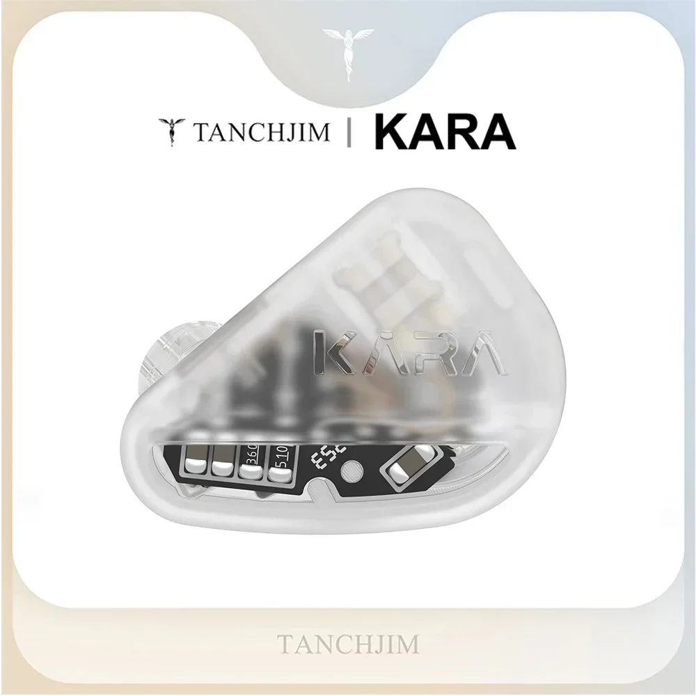 

TANCHJIM KARA 1DD+4BA HIFI Wired Best In-Ear Earphone Hybrid Drivers IEM Monitor Earbuds Headphone with 0.78mm Detachable Cable
