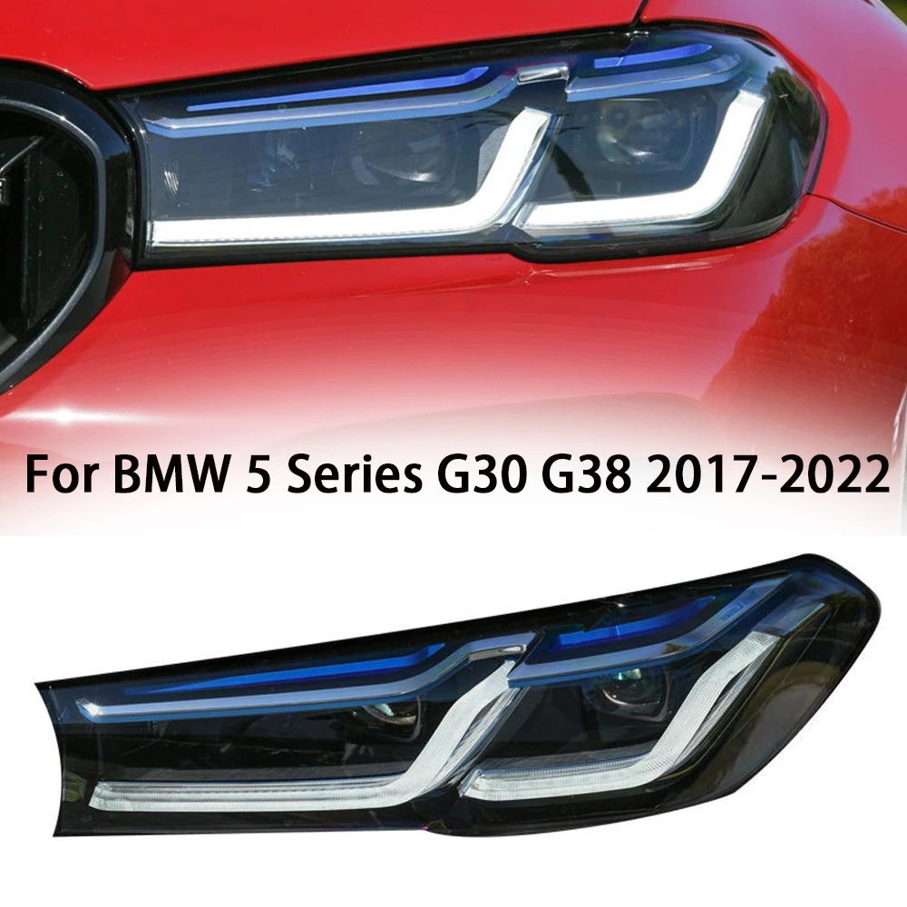 

Автомобильные аксессуары, фары для BMW 5 серии G30 G38 2017-2022, искусственные автомобильные лампы, модифицированные дневные ходовые огни M5, динамические Сигналы поворота