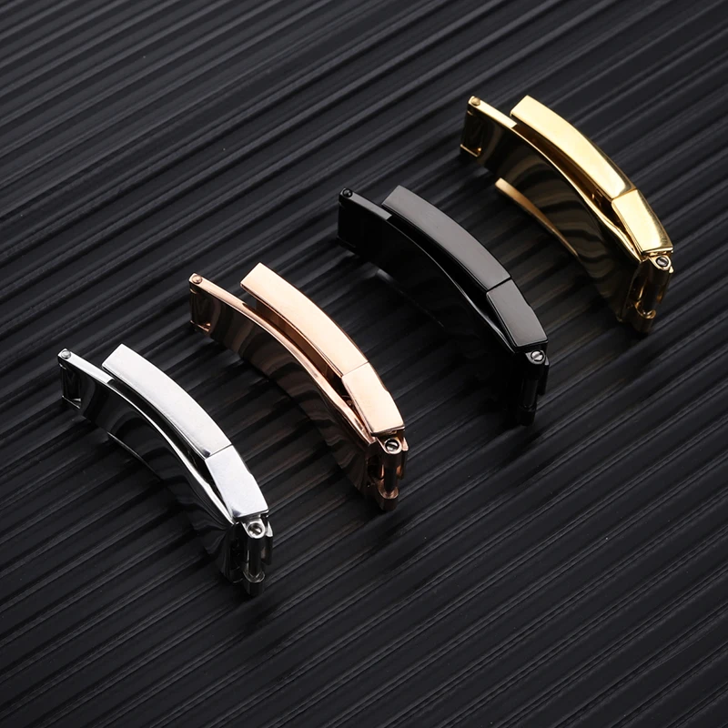 9*16mm Watch Buckle for Rolex DAYTONA SUBMARINER GMT Watch Band Clasp Stainless Steel Fine-tuning Buckles 9X16mm Folding Buckle