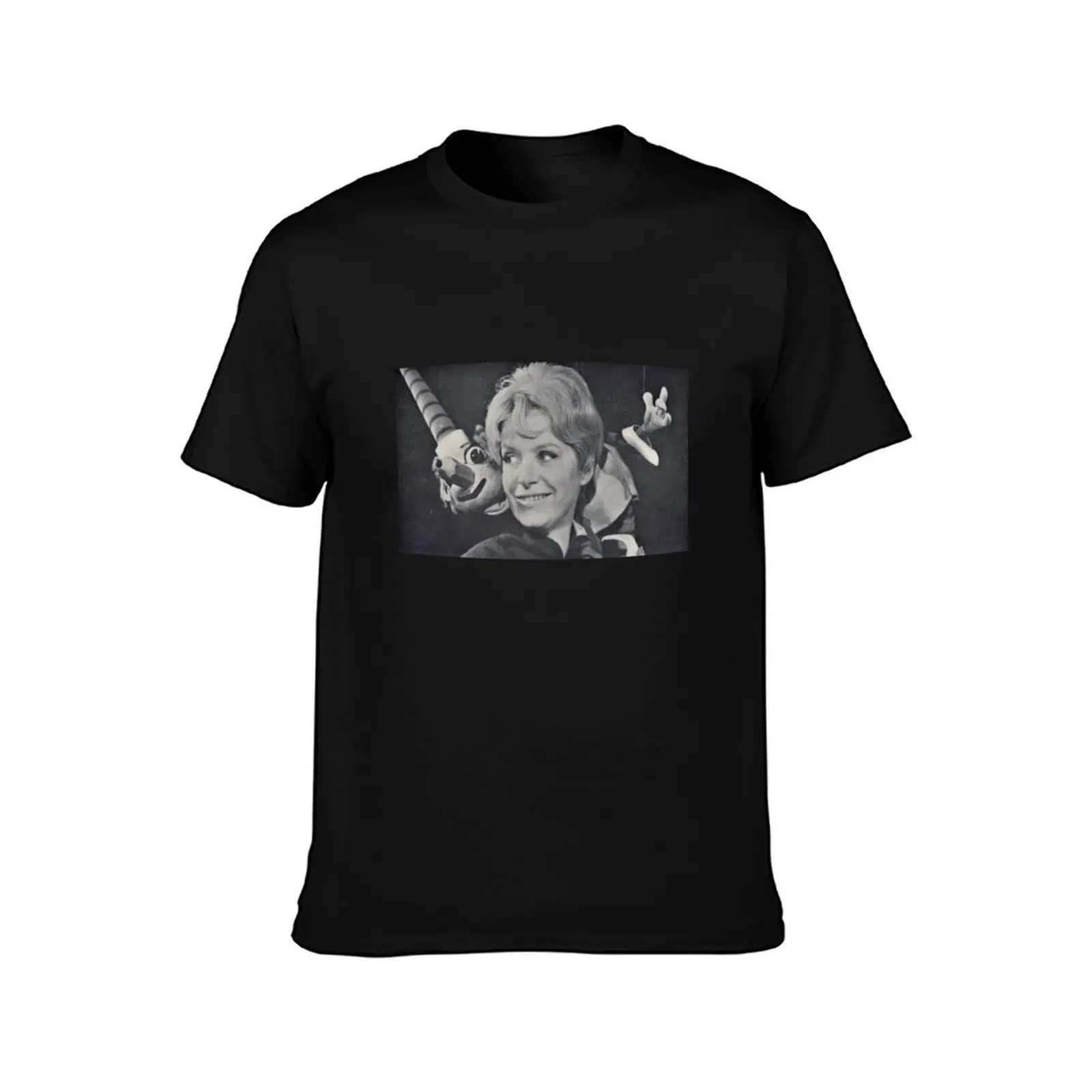 Mr Squiggle and Miss Pat Vintage T-Shirt Soft Touch Basic Cotton T-Shirt