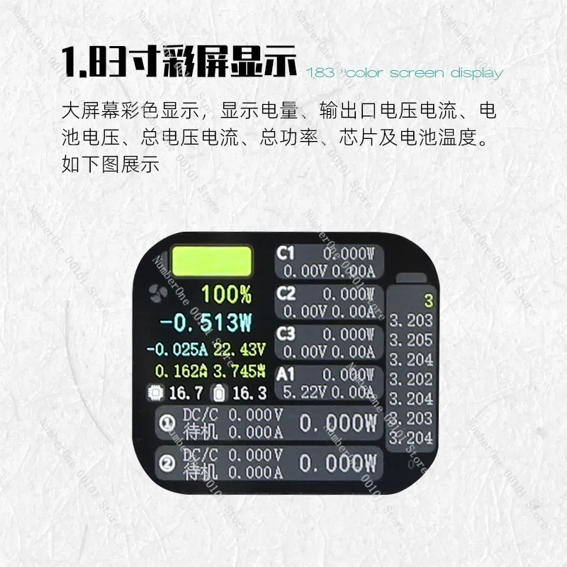 Large-Capacity Multi-Port Mobile Power Bank,PD3.1 Multi-Channel Fast Charging,Adjustable DC Output,Solder-Free Assembly Kit