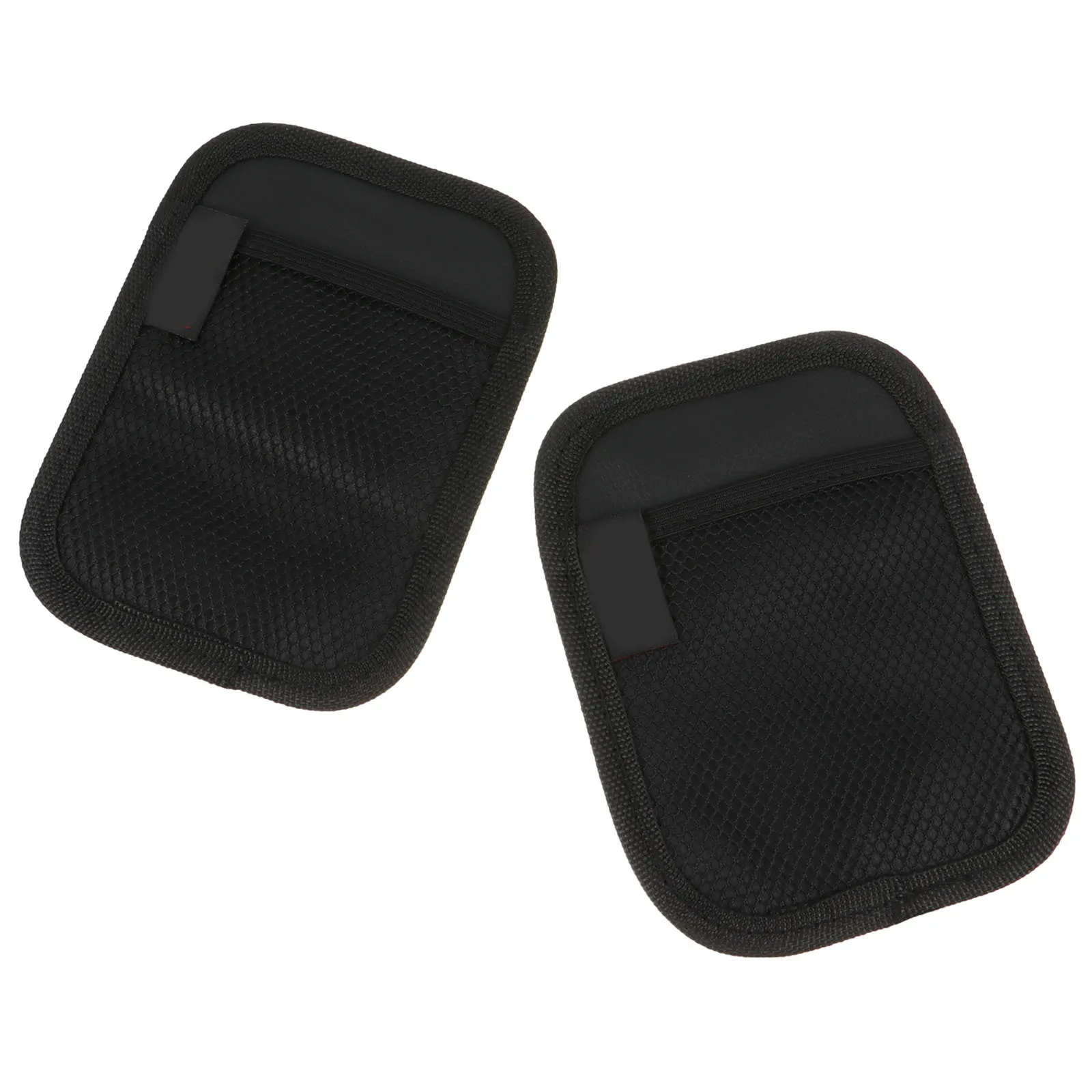 

2pcs Seat Storage Bag Strong Adhesive Car-Mounted Mesh Pouch Durable Interior Organizer For Phone Car Storage Net Bag Car