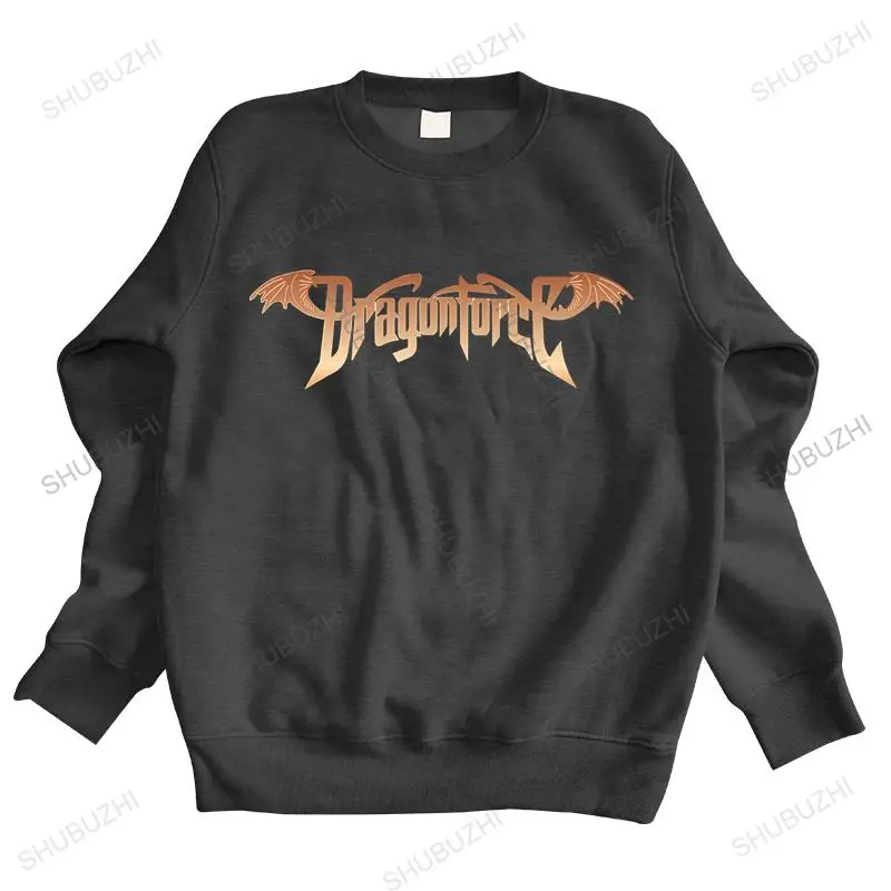 new arrived men hoodie autumn Dragonforce Logo Mens Black Rock hoodies unisex streetwear sweatshirt men hoody long sleeve