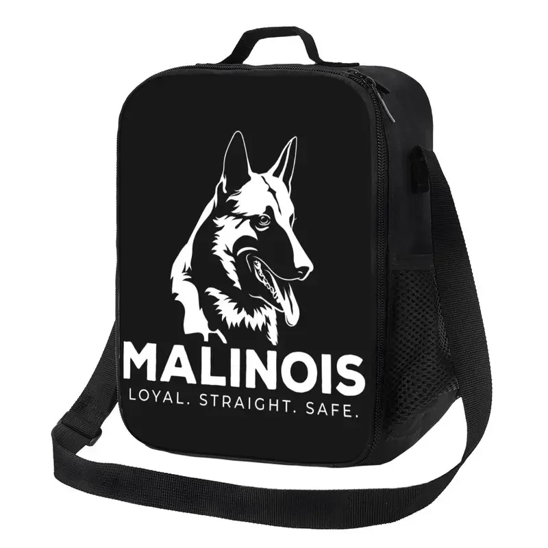 

Malinois Belgian Shepher Insulated Lunch Bag for Women Cooler Thermal Bento Box Office Work School