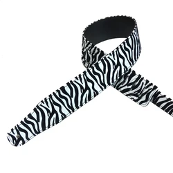 Zebra Pattern Guitar Strap Electric Guitar Acoustic Guitar Adjustable Strap Musical Instrument Accessories