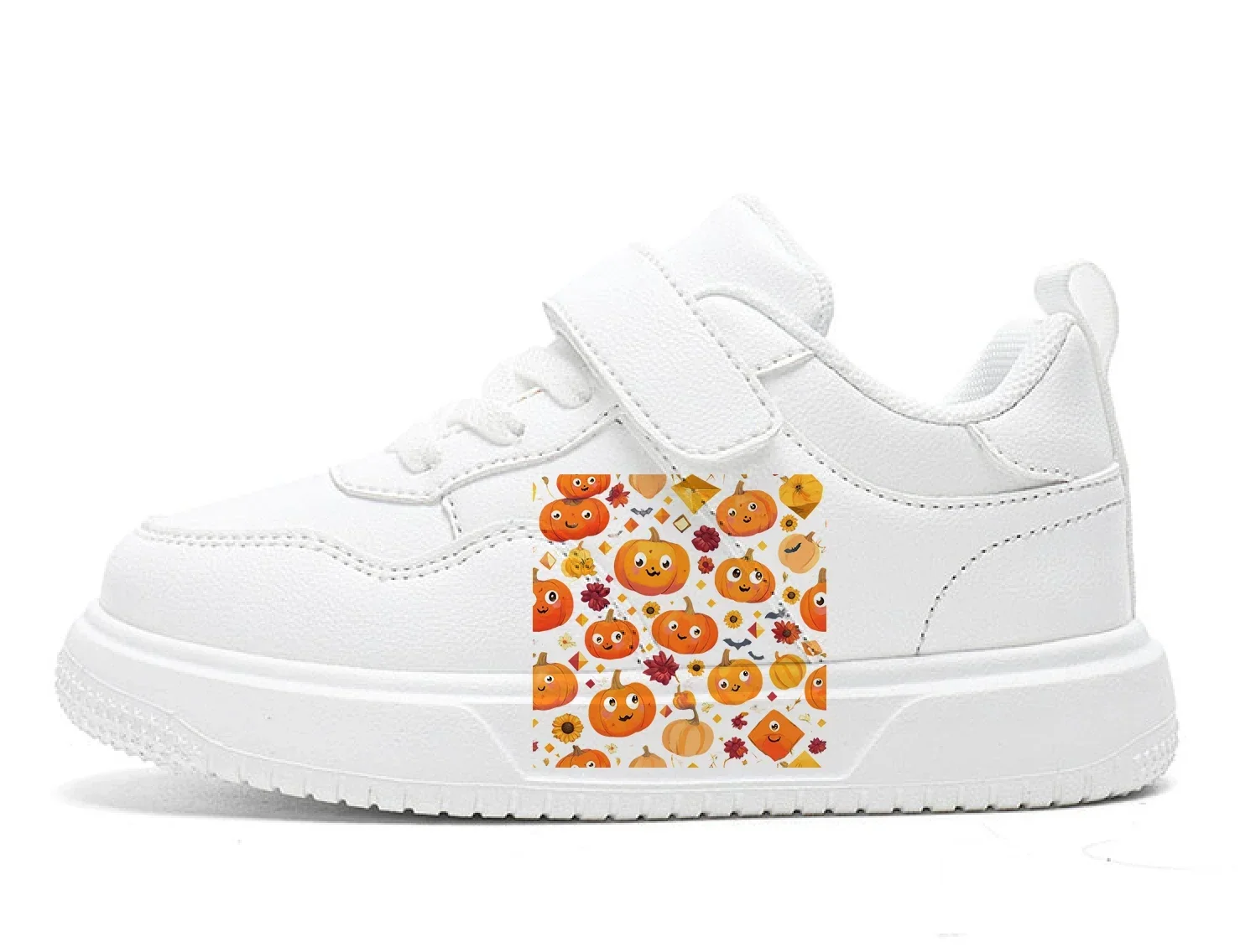 

Autumn Kids White Sneakers Leisure Chunky Concise Fashion Boys Girls Sport Shoes 28-39 Running All-match Children Trainers