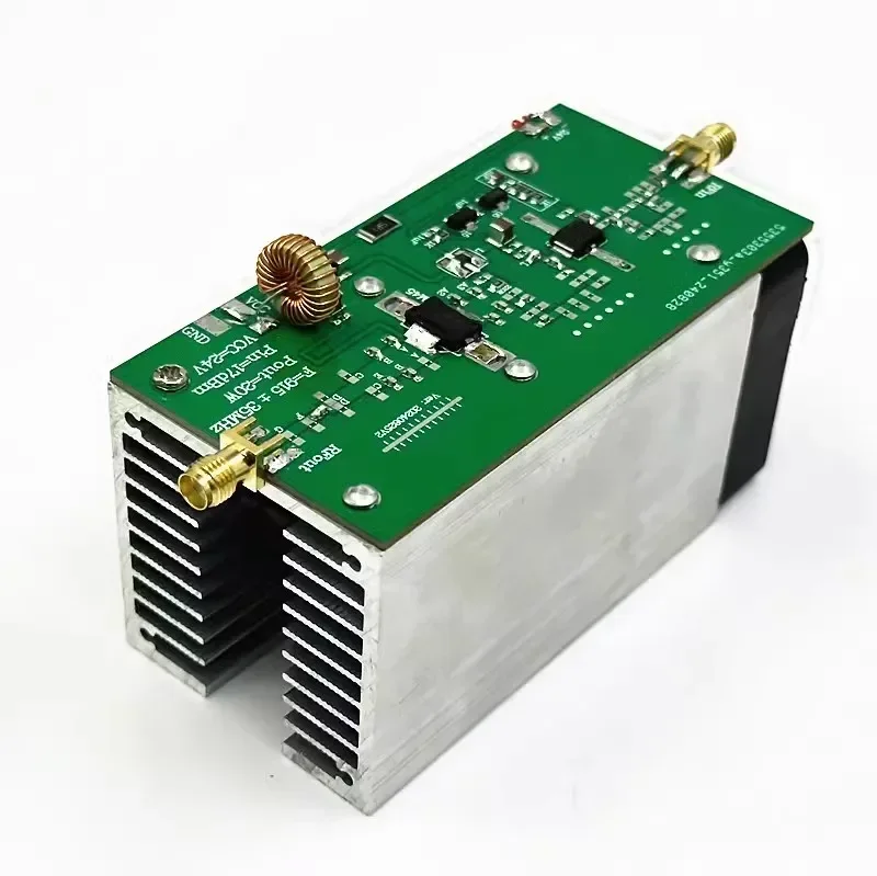 RF Power Amplifier 915MHz 20W RF Power Amp with Heat Sink for Ham Radio