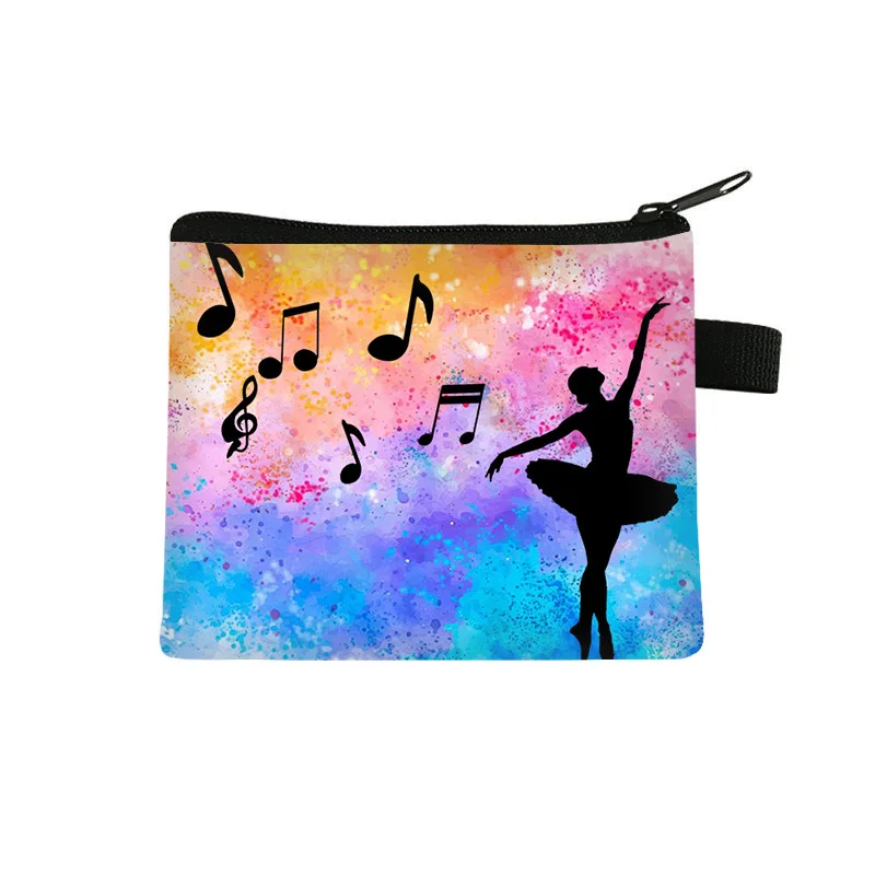 Coin Purse Original Dance‑print Headphone Case Lightweight Student Customized Wallets And Cardholders Card Wallet Custom Bag view 6