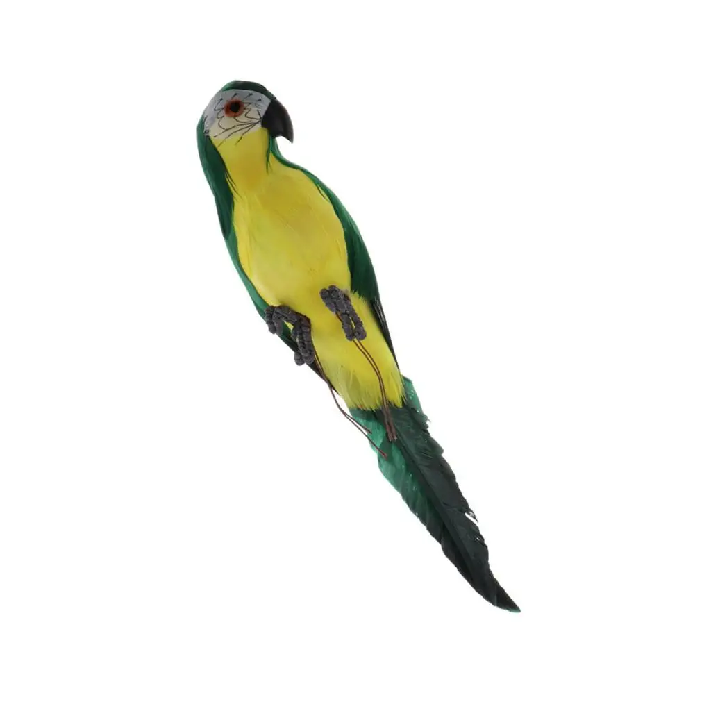 Artificial Feather Birds Miniature Lifelike Bird Model Handcrafted Foam Ornament for Festive Party Gift Home Yard