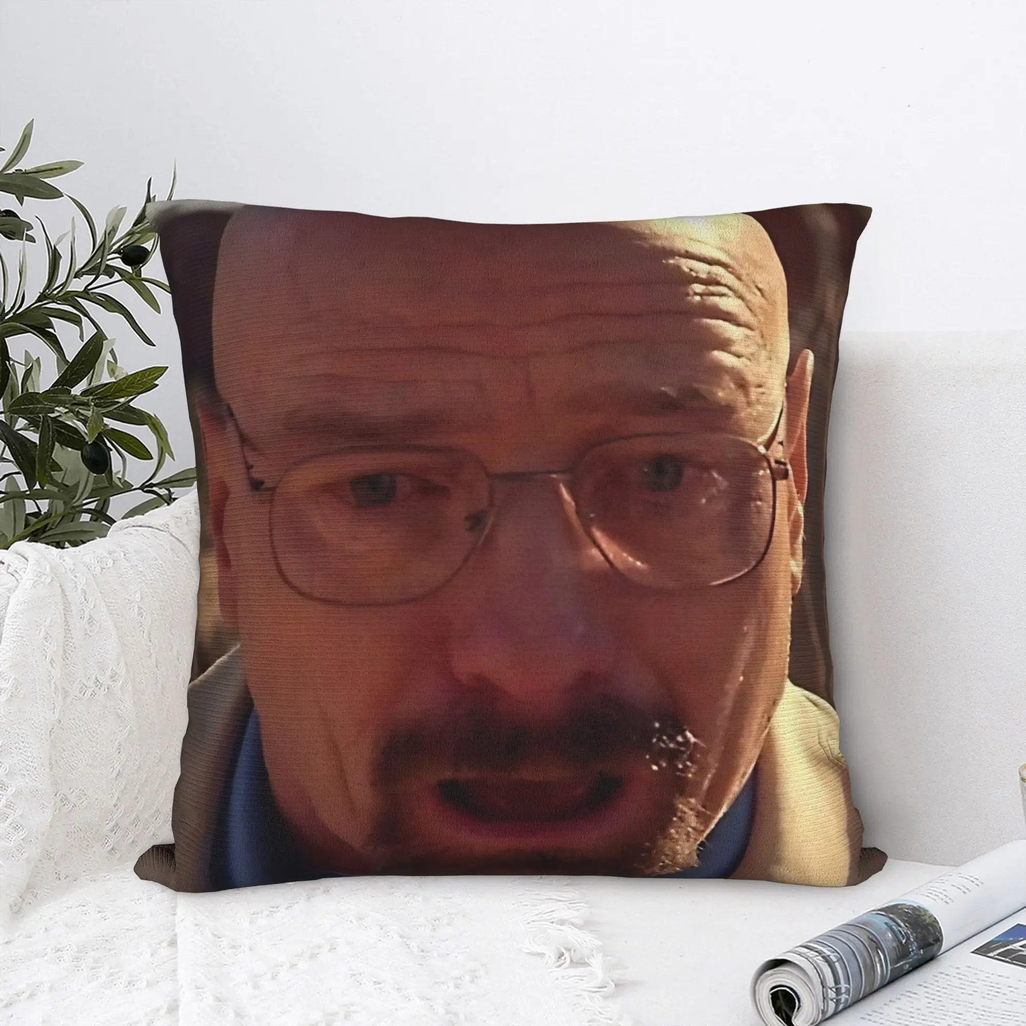 Pillow Case Walter White Breaking Bad Comfy  Pillow Cover For Chair Sofa Home Decor Cute Funny Pillowcases