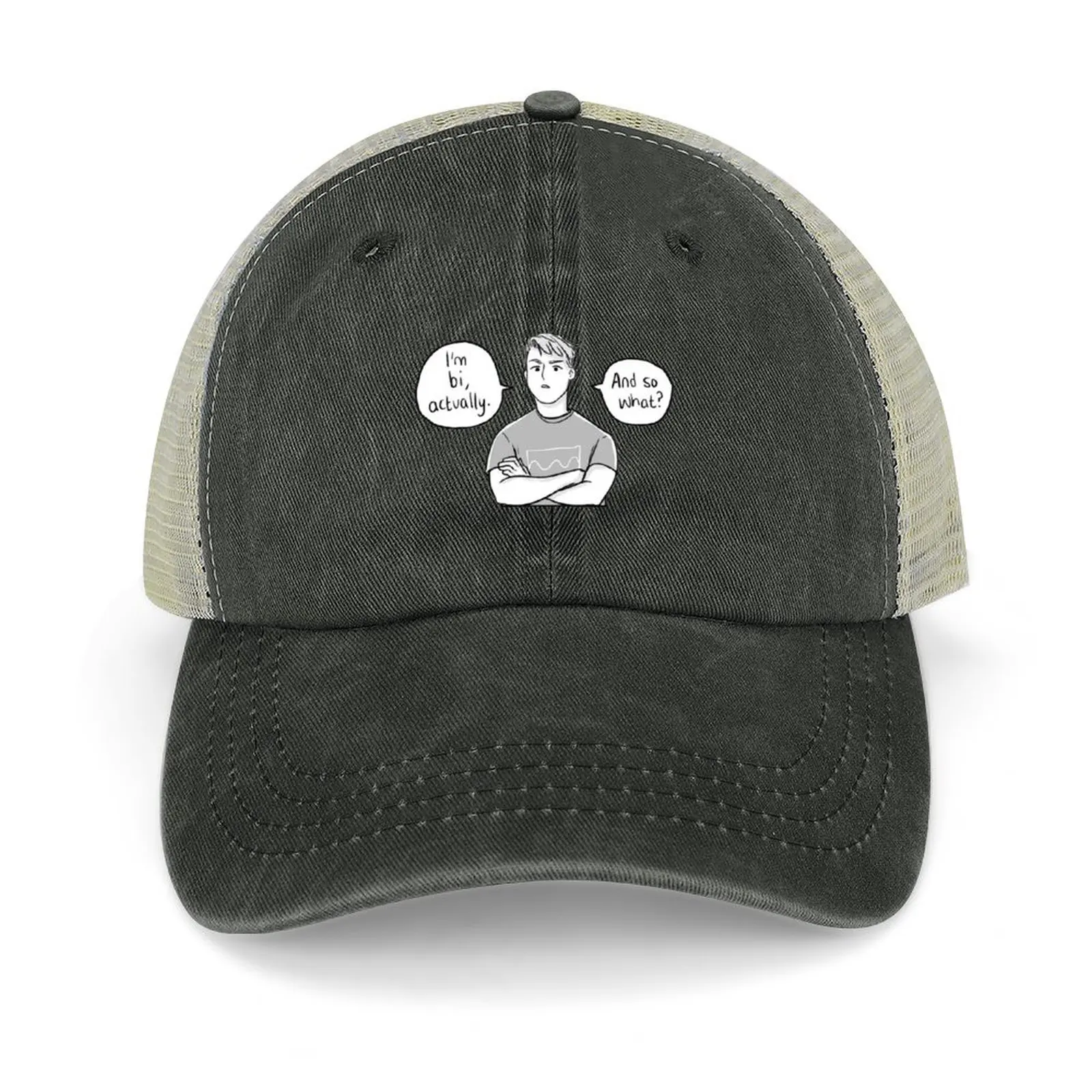 

Nick Nelson- I’m bi actually Baseball Cap Designer Hat Brand Man cap Fishing cap For Women 2025 Men's