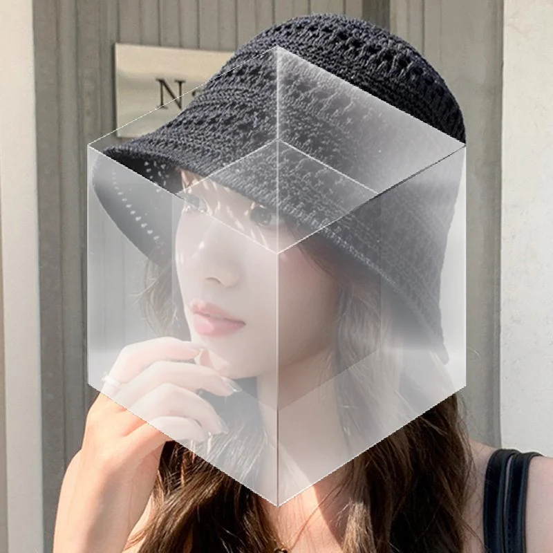 Travel Sun Hat for Women Summer Wide Brim UV Protection Breathable Solid Color Lightweight Outdoor Fashion Cap