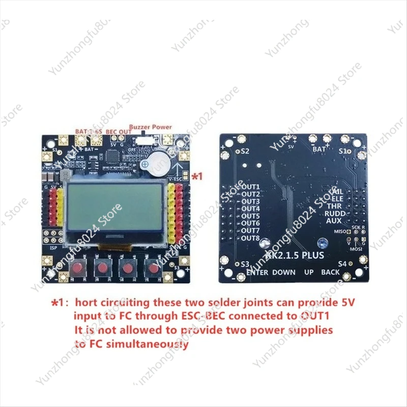 KK2.1.5 PLUS KK2 Flight Control Board Flight Controller VTOL for FPV Racing Drone RC Airplane, OpenAeroVTOL 1.6 Firmware HOT