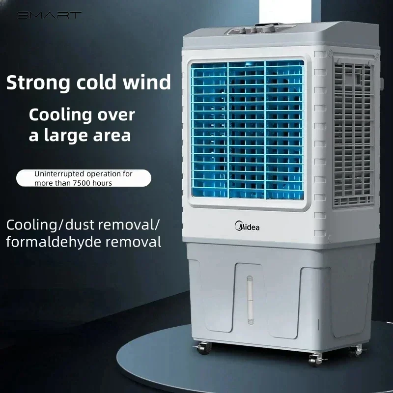 Midea Electric Fan. Floor-Standing. Household Air Cooler. Air Conditioner Alternative. Household Air Cooler for Room