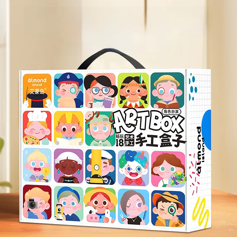 

Подарок на День защиты детей: Набор для творчества своими руками, креативная подарочная коробка-игрушка для мальчиков и девочек, на день рождения, для детского сада, новинка, подходит для 6-8 лет