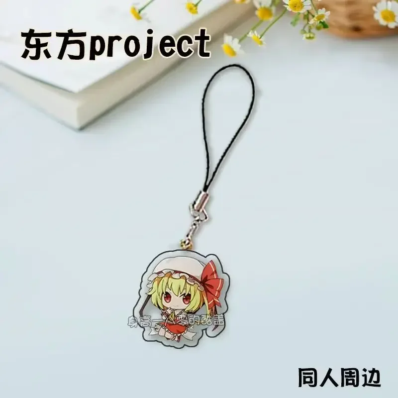 Touhou Project Acrylic Keychain phone keychain charm anime Key Ring Friends Couple Jewelry Gift Fashion