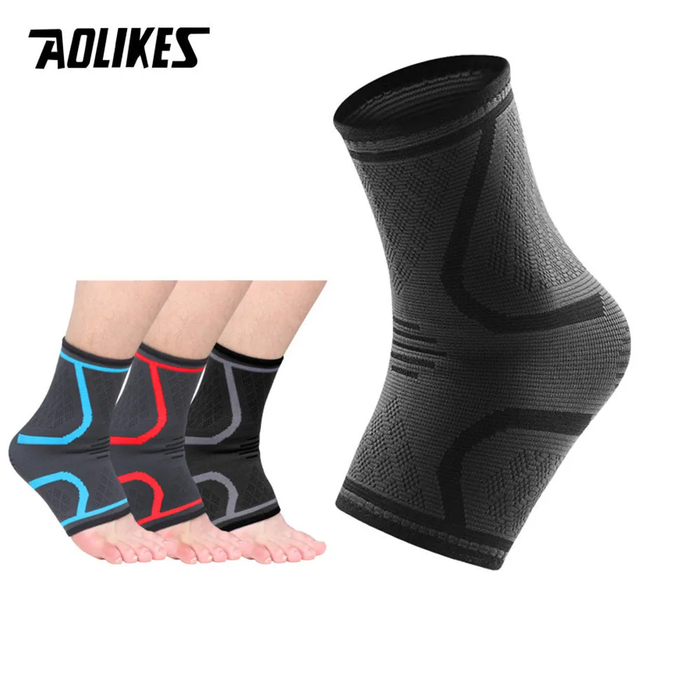 AOLIKES 1PCS Ankle Brace for Women & Men,Ankle Support Sleeve & Ankle Wrap - Compression Ankle Brace for Sprained Ankle