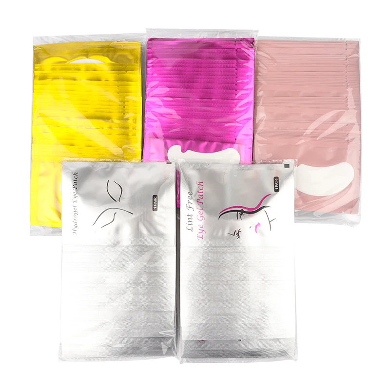 Winky beauty, venta al por mayor, parches de Gel de hidrogel para ojos, almohadillas para extensión de pestañas, parche para pestañas, máscara de extensión de pestañas, maquillaje