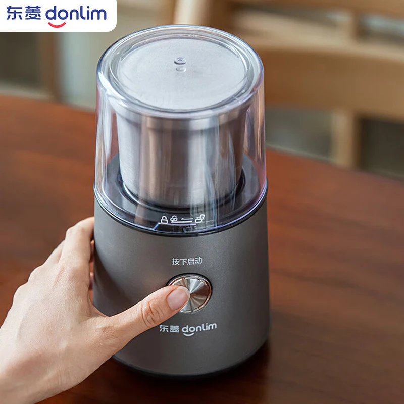 Donlim Electric Grinder - Fast Grinding for Cereal, Nuts, Spices, Grains, Coffee Beans Milling Machine - DL-9701