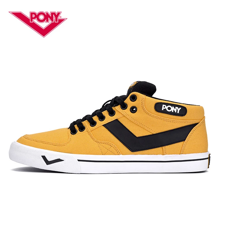 PONY-Calçado de Skate Durável Masculino e Feminino, Cima Baixa, Em cima, Casual, Desportivo, Clássico, Casal, Primavera, Verão