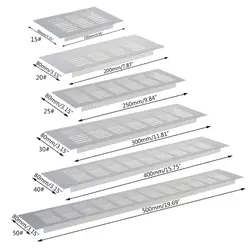 Multi Size Aluminum Alloy Air Vent Perforated Sheet Web Plate Ventilation Grille