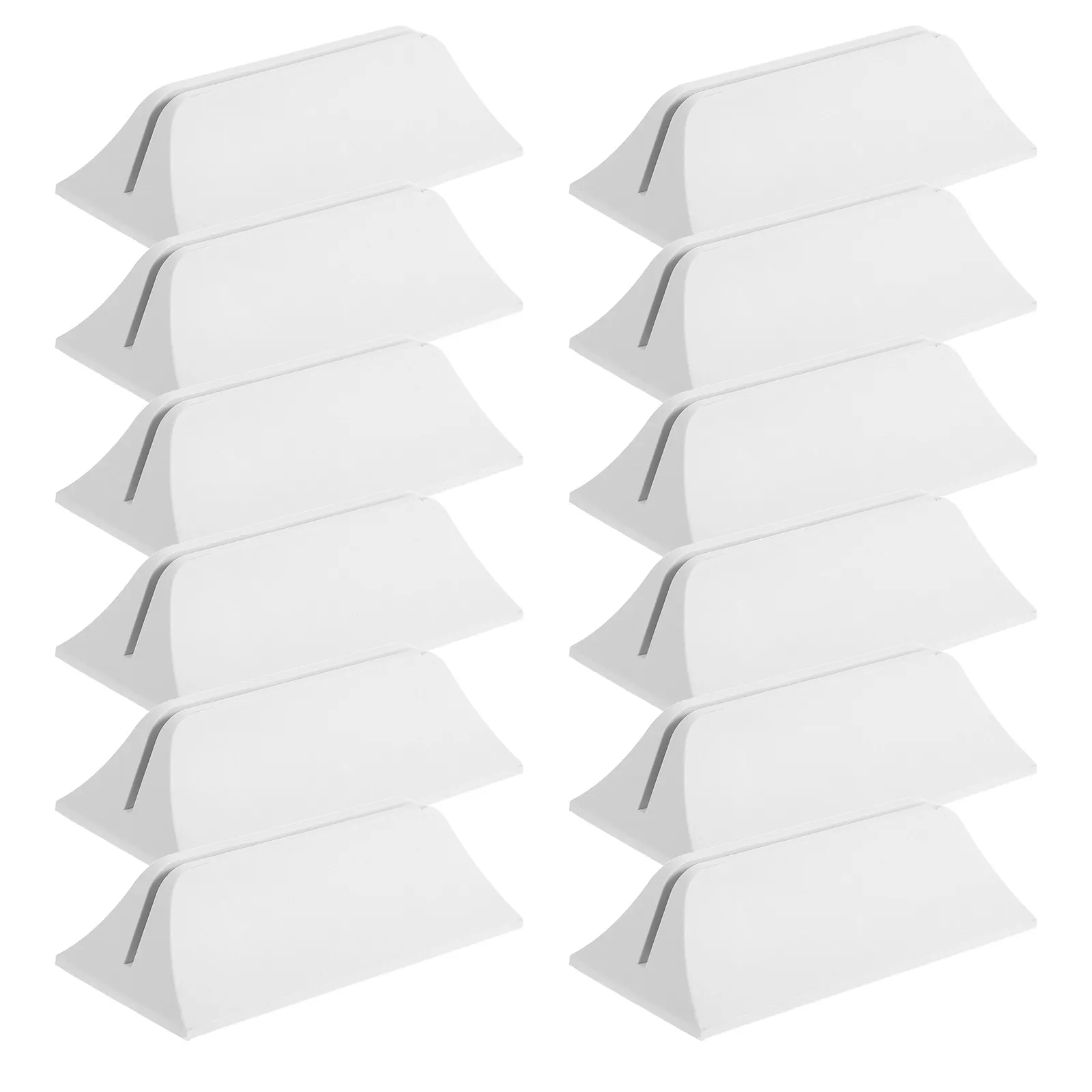12Pcs Screen Divider Bases Plastic Partition Stand Holder Support for Office Home Privacy Panel Stability Reusable Lightweight