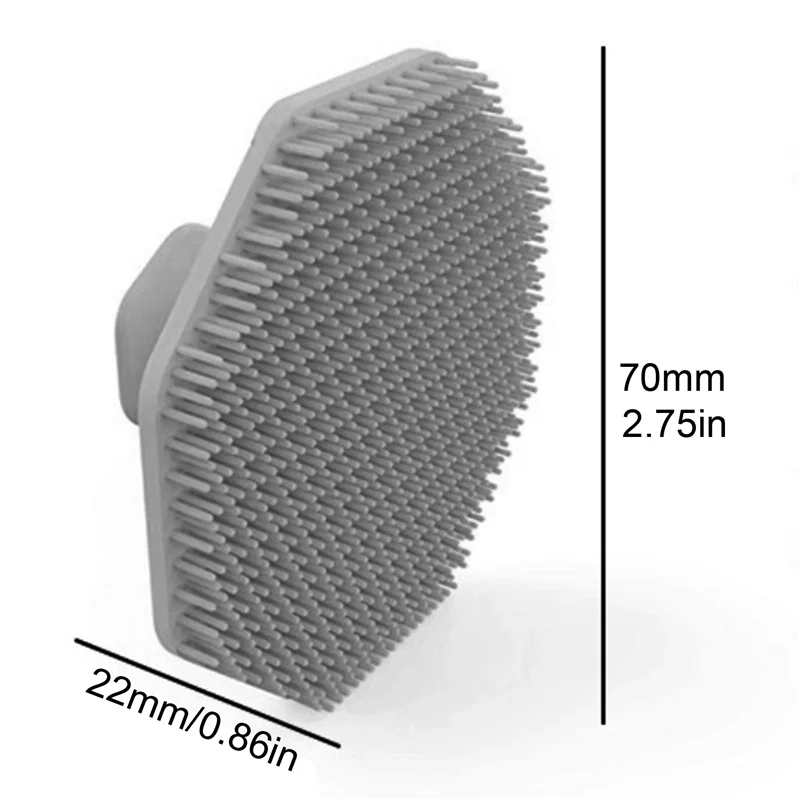 2 ชิ้นซิลิโคน Face Scrubber, ซิลิโคนนุ่มแปรงทําความสะอาดผิวหน้าทําความสะอาดรูขุมขนนวดหน้าแปรงทําความสะอาด