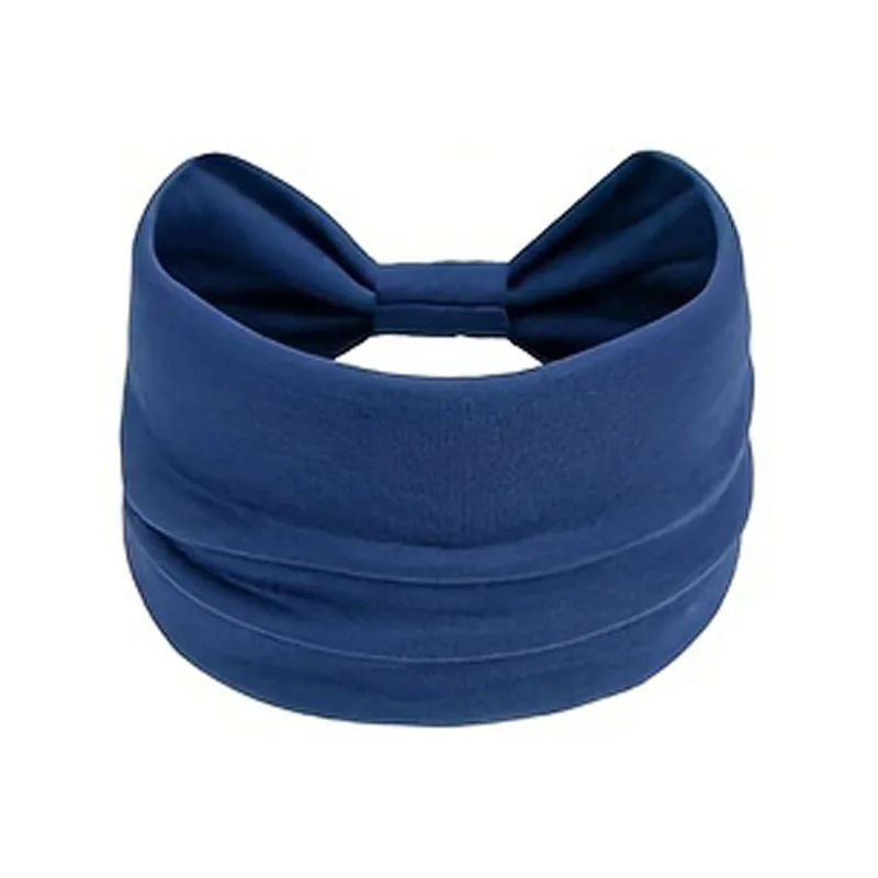 Neue Boho Einfarbig Breite Stirnbänder Vintage Knoten Elastische Turban Headwrap für Frauen Mädchen Baumwolle Weiche Bandana Haar Zubehör – Detail 13