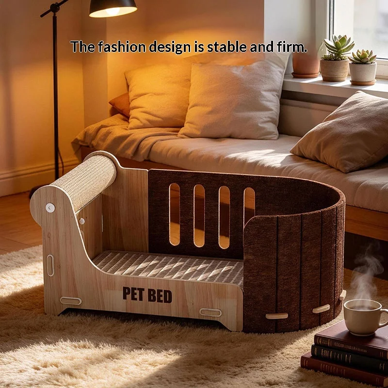 Rascador vertical de sisal para gatos con almohadilla, juguete - imagen 3