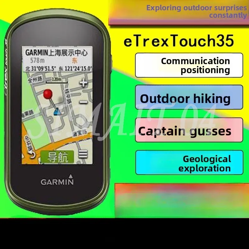 

ETrex Touch 35, портативный GPS-позиционирующий навигационный измеритель долговечности и латутности