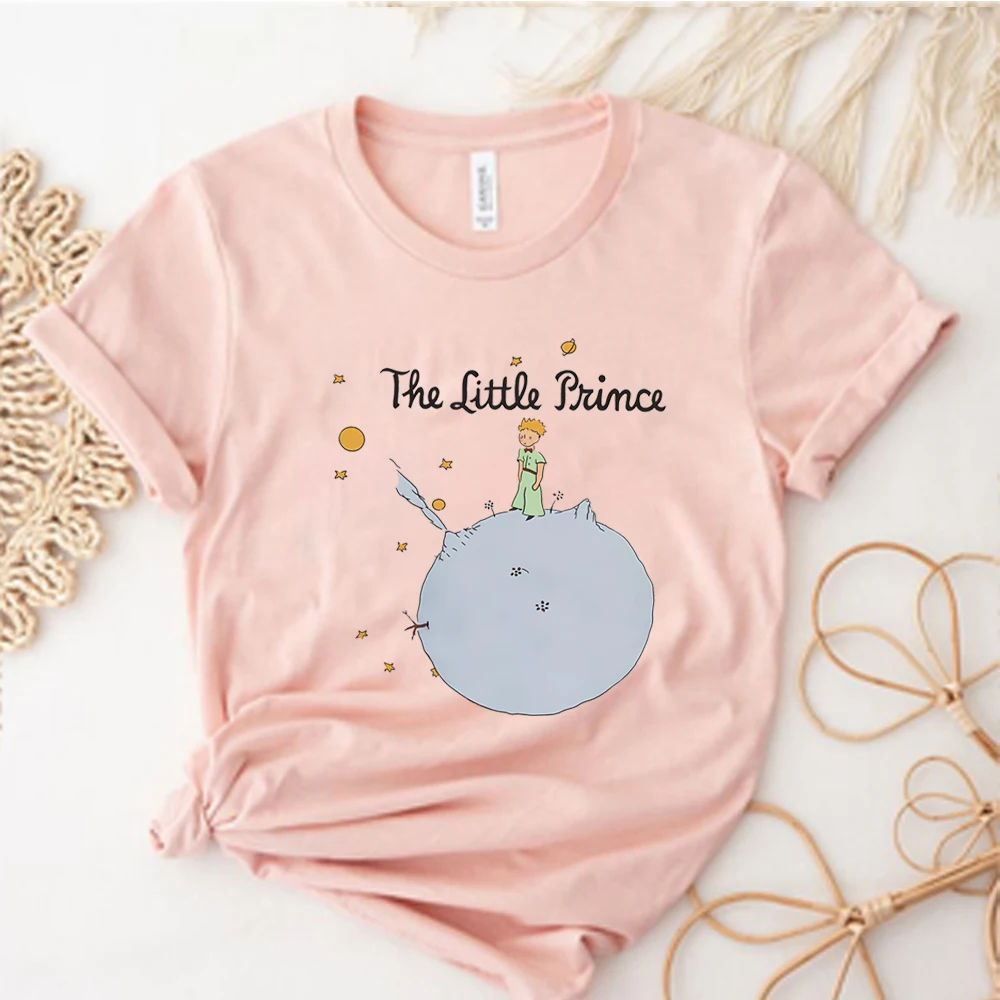 Harajuku Classic Book Shirt Little Prince T-shirt Le Petite Prince Tshirt  Saint Exupery Tee Unisex Crewneck Short Sleeves Tops