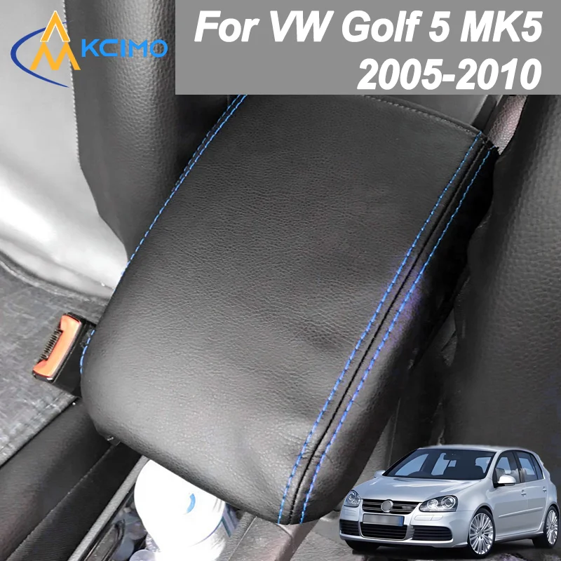 

Premium Soft Leather Armrest Cover for VW Golf 5 MK5 2005-2010 Center Console Box Protector Car Interior Accessories