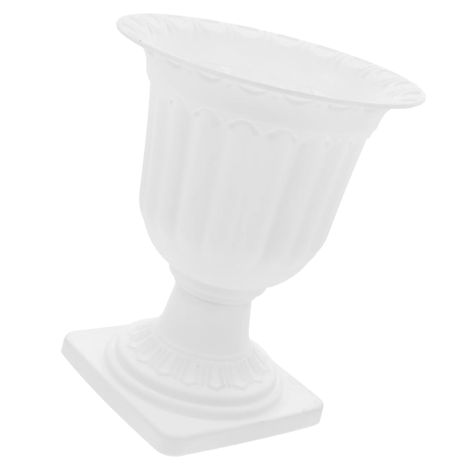 Plants Flowerpot Delicate Vintage Roman Container Wedding Plastic Pots White Style Planter