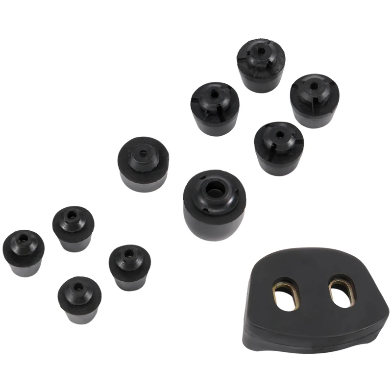 

11 шт., амортизаторы дверей автомобиля, буферная накладка, амортизатор, резиновая для Mitsubishi Pajero Montero V31 V32 V33 V43 V45 V73 V77