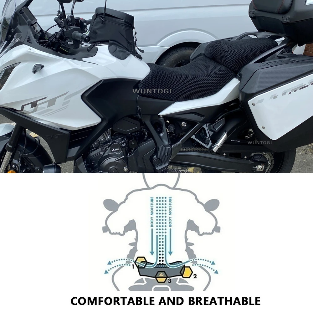 For Honda NT 1100 2022 2023 Seat Protect Cushion 3D Airflow Seat Cover permeability good job sunburn protection and heat insulat