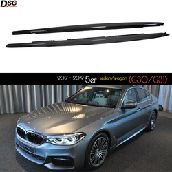 MPerf Style ABS Plastics Side Skirt Sills Fit For BMW 5 Series 2017-2020 Pre-facelifted G30 G31 M Sport Bumpers Only