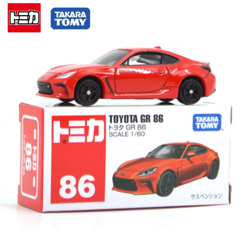 

Модель автомобиля TOMY 1/64 GR86 из сплава, редкая коллекция игрушек