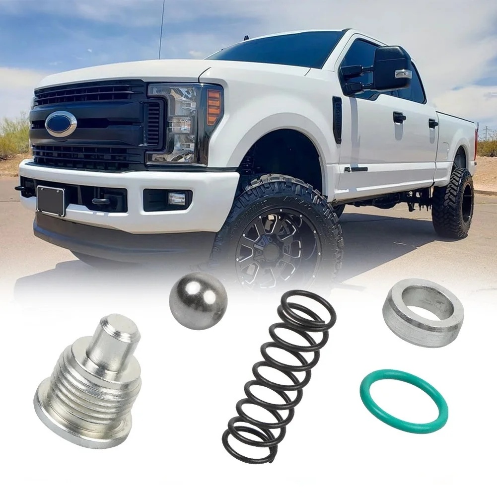For Harsh Engine Conditions 7.3L Oil Pump Relief Valve Oil Pump Relief Valve Kit Oil Pump Precise Fitment Design