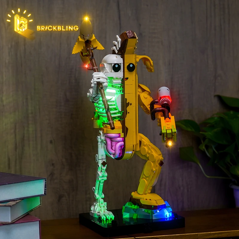 Juego de iluminación LED Brick Bling 77072, adecuado para bloques de construcción Peely Bone, regalo (excluyendo bloques)